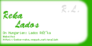 reka lados business card